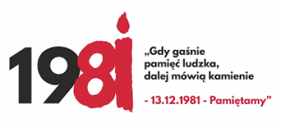 grafika do wpisu: Nadia - laureatką konkursu &#34;Gdy gaśnie pamięć ludzka, dalej mówią kamienie- 13 grudnia 1981- PAMIĘTAMY&#34;